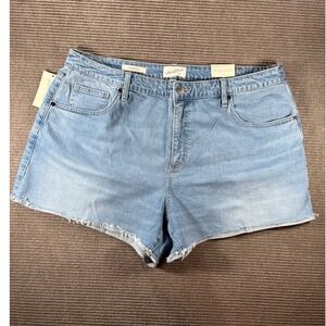Universal Thread Womens 90s Cutoff Shorts Light Wash Denim High Rise Size 20 NWT